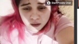 Omegle Horny Slut Fucks Pussy And Begs For My Cum