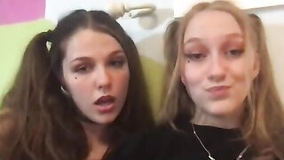 Teens Teasing Me While I Jerk Off