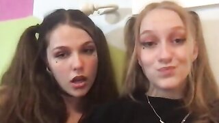 Teens Teasing Me While I Jerk Off