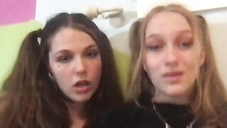 Teens Teasing Me While I Jerk Off