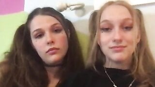 Teens Teasing Me While I Jerk Off