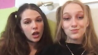 Teens Teasing Me While I Jerk Off