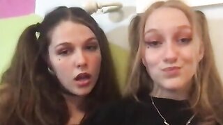 Teens Teasing Me While I Jerk Off