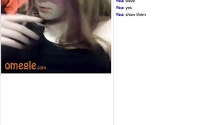 Omegle - Feet tease