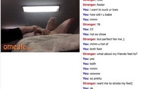 Omegle - Feet tease