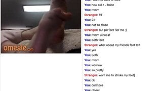 Omegle - Feet tease
