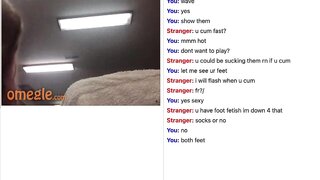 Omegle - Feet tease