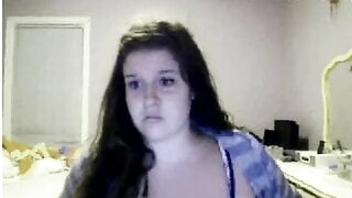 Chubby Teen Flashing On Omegle