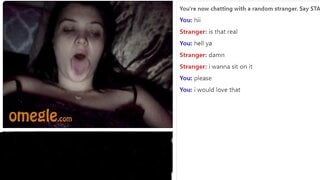 Omegle Chick Unleashes Her Monster Sized Jugs