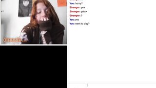 Omegle - Busty Ginger