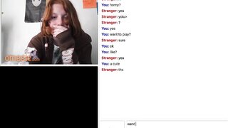 Omegle - Busty Ginger