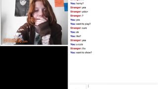 Omegle - Busty Ginger