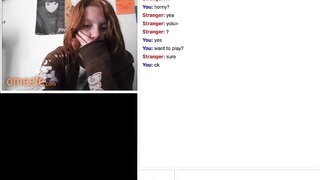 Omegle - Busty Ginger