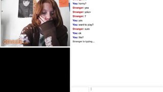Omegle - Busty Ginger