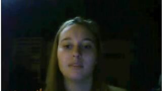 Teen In High Socks Fingers Pussy