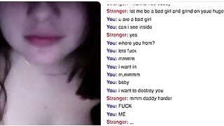 Hot Chick Shows Big Tits On Omegle
