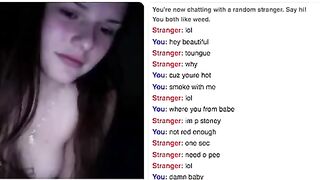 Hot Chick Shows Big Tits On Omegle