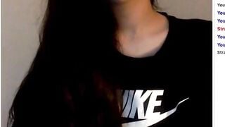 Omegle Teen Girl Gets Nasty