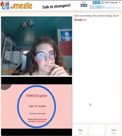 Omegle Big Glasses Big Butt 