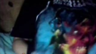 Omegle Hot Teen Big Tits With Metallica Shirt