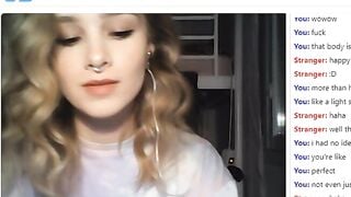 Blonde Omegle Teen