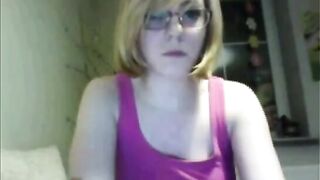High School Teen With Glasses