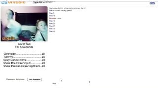 Omegle Points Game