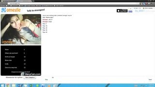 Girl Flashes boobs on omegle