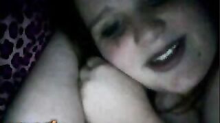 Slut on omegle fingering her self for a twinkie