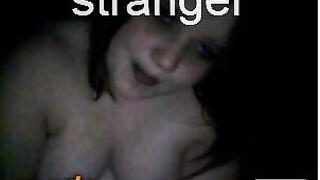 Slut on omegle fingering her self for a twinkie
