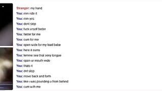 Omegle Teen In White Top Masterbates