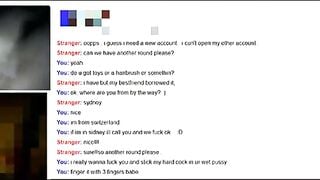 Omegle Australian Chick Masturbates A Lot