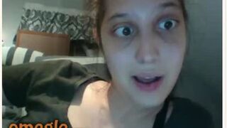 Crazy Looking 18yo Teen Fingers Herself