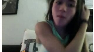 Gorgeous Mexican Teen Teasing