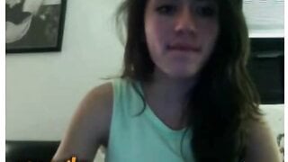 Gorgeous Mexican Teen Teasing