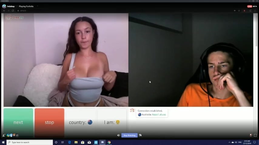 Omegle Big Tit Teen 