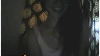 Skinny Indian Slut Spreading Wide Hairy Pussy