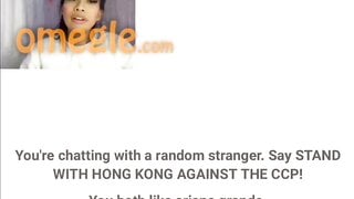 Cute Asian Teen Shows Feet on Omegle