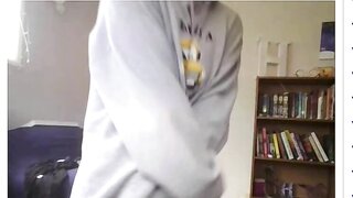 Busty shy girl flash her tittes