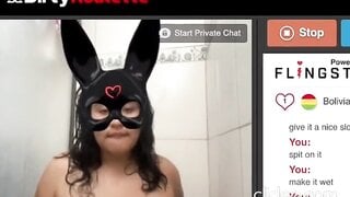 Omegle Latina Shows How Much She Loves Daddys Cock