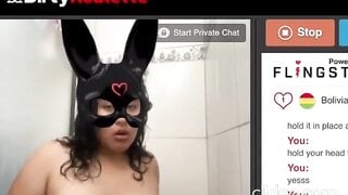 Omegle Latina Shows How Much She Loves Daddys Cock