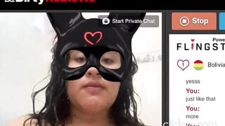 Omegle Latina Shows How Much She Loves Daddys Cock