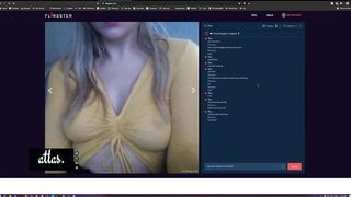 Hot Blonde Teases Tits On Cam