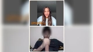 Omegle Teen Cock Reaction