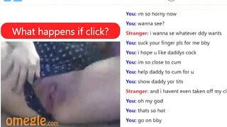 Omegle Girl Moans, Pussy Sounds Very Wet