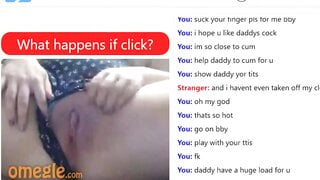 Omegle Girl Moans, Pussy Sounds Very Wet