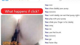 Omegle Girl Moans, Pussy Sounds Very Wet