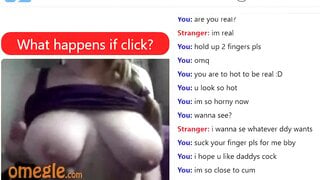 Omegle Girl Moans, Pussy Sounds Very Wet