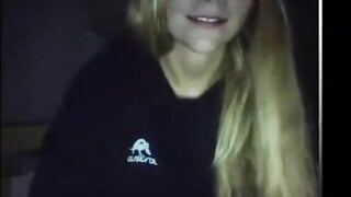 Hot Swedish Girl Plays the Omegle Game