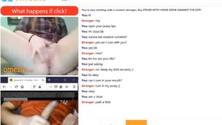 Omegle Horny Girl Moaning And She Came With Me